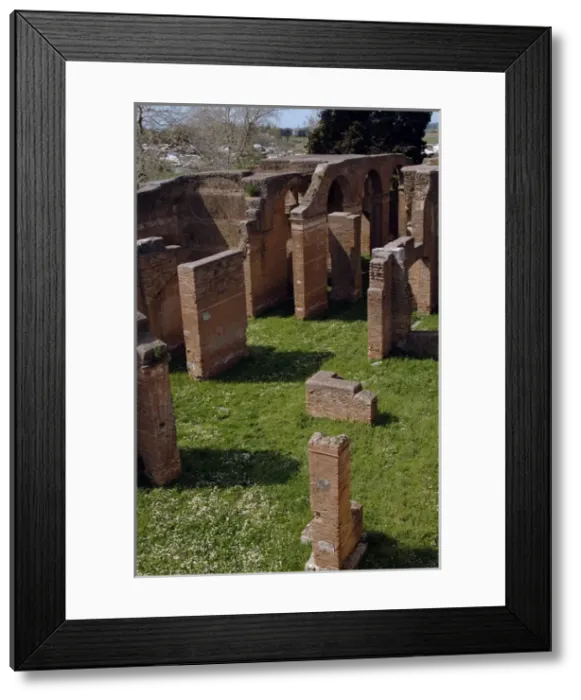 Framed Print : Ostia Antica. Remains Framed Print : Ostia Antica. Remains
