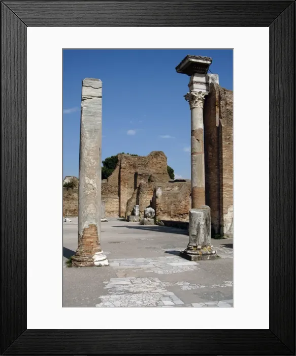 Framed Print : Ostia Antica. House of Triclini Framed Print : Ostia Antica. House of Triclini
