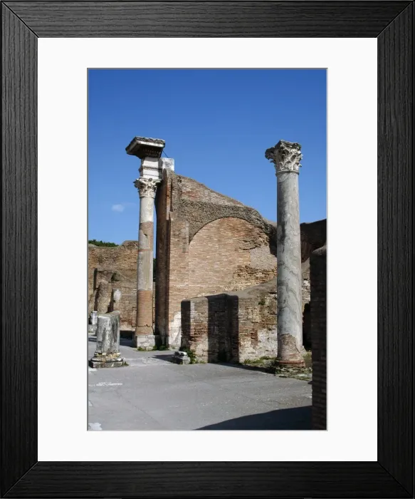 Framed Print : Ostia Antica. House of Triclini Framed Print : Ostia Antica. House of Triclini