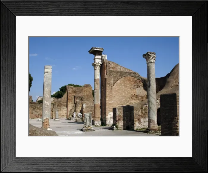 Framed Print : Ostia Antica. House of Triclini Framed Print : Ostia Antica. House of Triclini