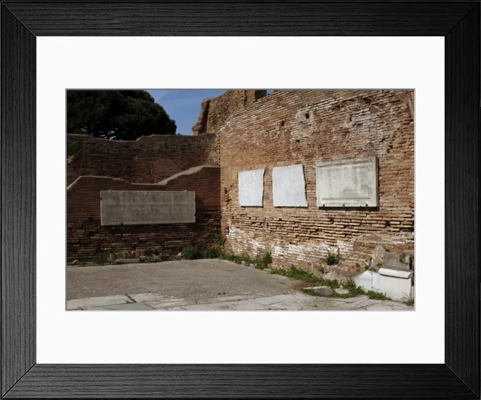 Framed Print : Ostia Antica. House of Triclini Framed Print : Ostia Antica. House of Triclini