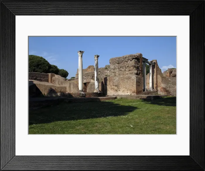 Framed Print : Ostia Antica. House of Triclini Framed Print : Ostia Antica. House of Triclini