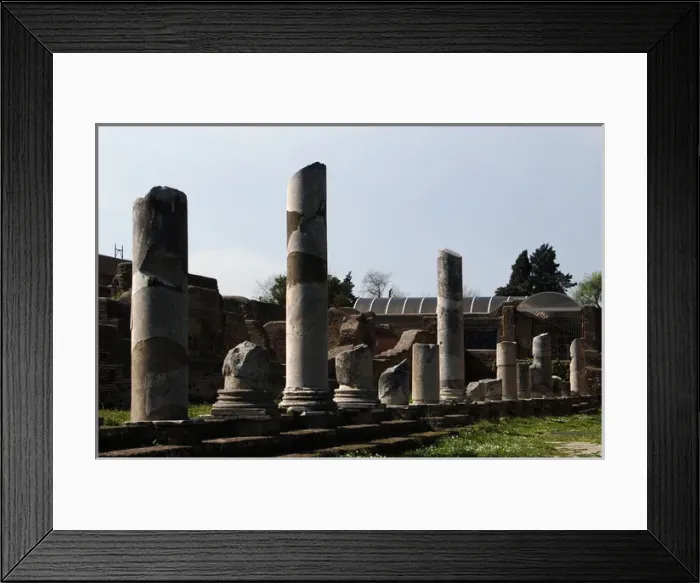 Framed Print : Ostia Antica. Forum Framed Print : Ostia Antica. Forum