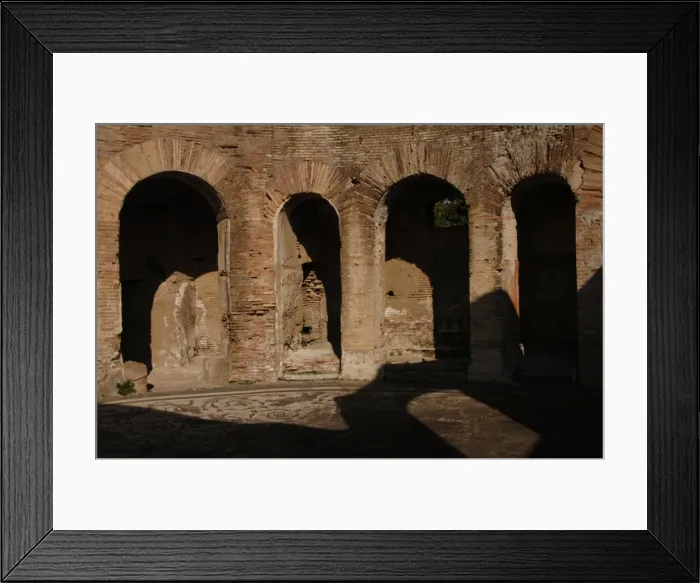 Framed Print : Baths of the Seven Sages. Ostia Antica Framed Print : Baths of the Seven Sages. Ostia Antica