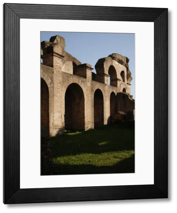 Framed Print : Baths of the Seven Sages. Ostia Antica Framed Print : Baths of the Seven Sages. Ostia Antica