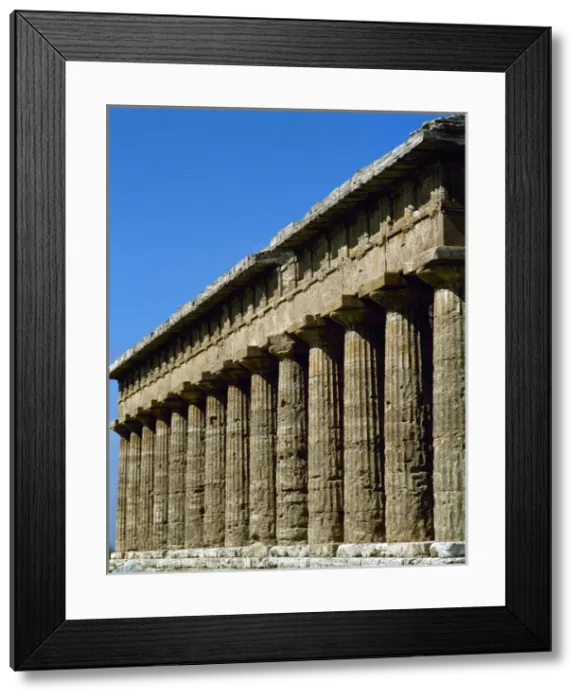 Framed Print : Temple of Poseidon. Paestum Framed Print : Temple of Poseidon. Paestum