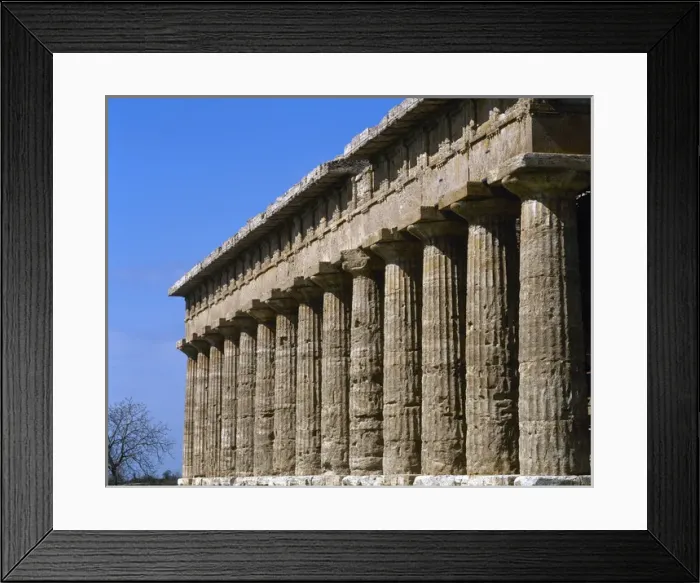 Framed Print : Temple of Poseidon. Paestum Framed Print : Temple of Poseidon. Paestum