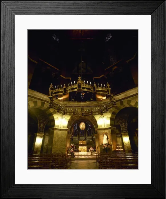 Framed Print : Germany. Aachen Cathedral. Palatine Chapel. Interior Framed Print : Germany. Aachen Cathedral. Palatine Chapel. Interior