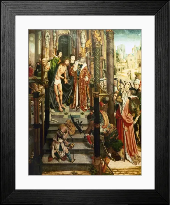 Framed Print : The Aachen Passion Altar. 1505-1510 Framed Print : The Aachen Passion Altar. 1505-1510