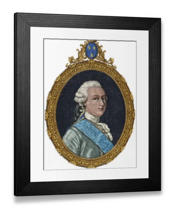 Framed Print : Louis Joseph, Prince of Conde (1736-1818) Framed Print : Louis Joseph, Prince of Conde (1736-1818)