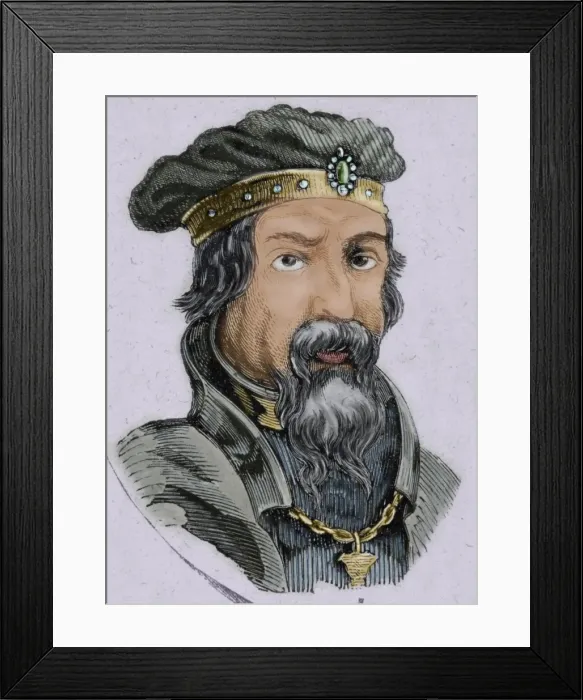 Framed Print : Pelagius (c. 685-737). Visigothic nobleman Framed Print : Pelagius (c. 685-737). Visigothic nobleman