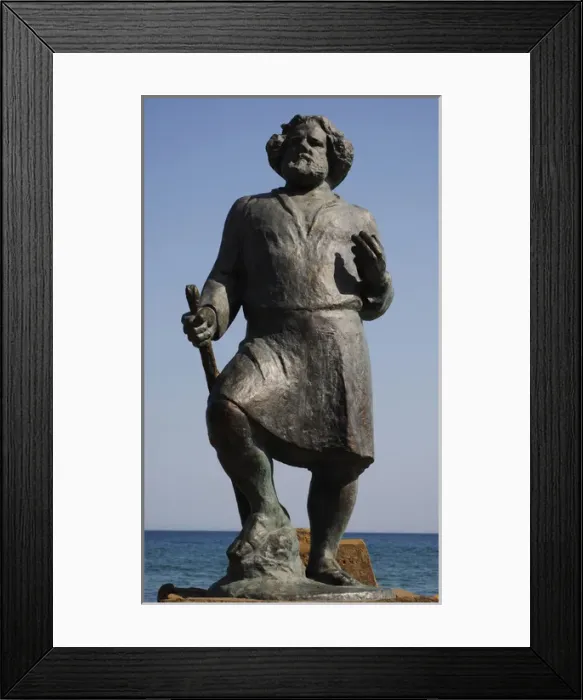 Framed Print : Maximilian Voloshin. Statue Framed Print : Maximilian Voloshin. Statue