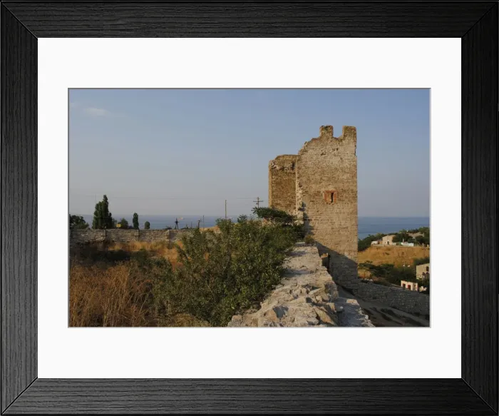 Framed Print : Ukraine. Feodosiya. Genoese Fortress Framed Print : Ukraine. Feodosiya. Genoese Fortress