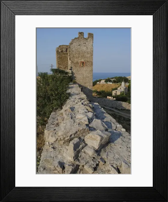 Framed Print : Ukraine. Feodosiya. Genoese Fortress Framed Print : Ukraine. Feodosiya. Genoese Fortress