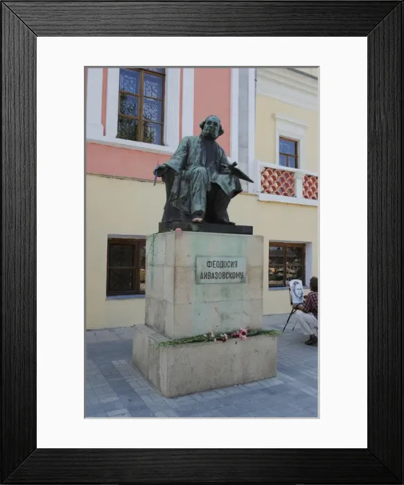 Framed Print : Ukraine. Feodosiya. Ivan Aivazovskys statue Framed Print : Ukraine. Feodosiya. Ivan Aivazovskys statue