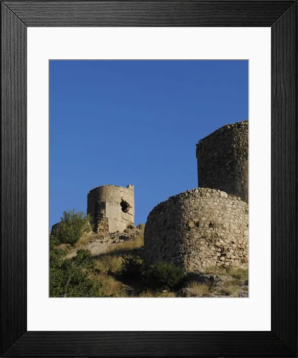 Framed Print : Ukraine. Balaklava. Chembalo Genoese fortress Framed Print : Ukraine. Balaklava. Chembalo Genoese fortress