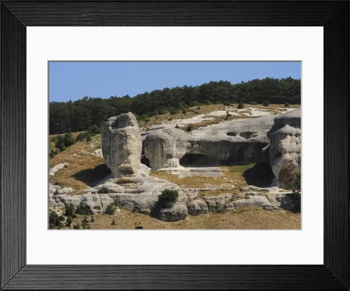 Framed Print : Ukraine. Eroded landscape Framed Print : Ukraine. Eroded landscape