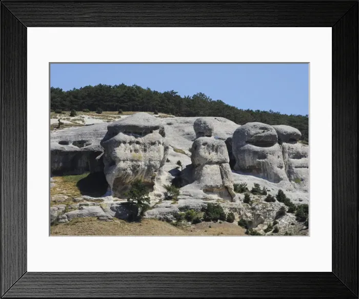 Framed Print : Ukraine. Eroded landscape Framed Print : Ukraine. Eroded landscape