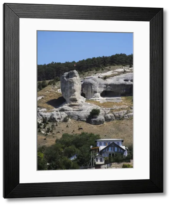 Framed Print : Ukraine. Eroded landscape Framed Print : Ukraine. Eroded landscape
