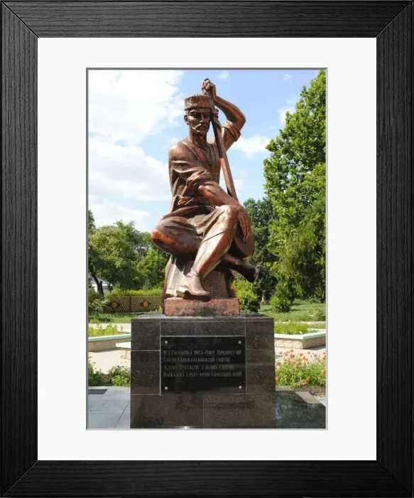 Framed Print : Omer Gezlevi statue. Yevpatoria. Ukraine Framed Print : Omer Gezlevi statue. Yevpatoria. Ukraine