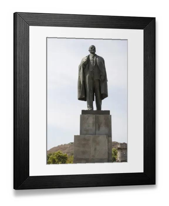 Framed Print : Vladimir Ilyich Lenin (1870-1924). Monument. Kerch Framed Print : Vladimir Ilyich Lenin (1870-1924). Monument. Kerch