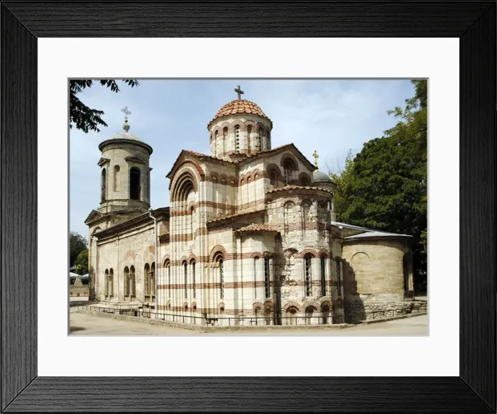 Framed Print : Ukraine. Autonomous Republc of Crimea. Kerch. Byzantine Chur