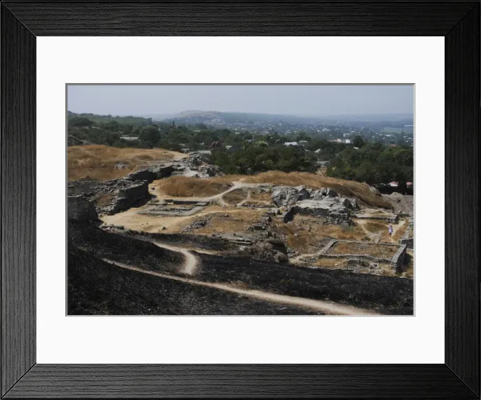 Framed Print : Ukraine. Crimea. Kerch. Panticapaeum archaeological site Framed Print : Ukraine. Crimea. Kerch. Panticapaeum archaeological site
