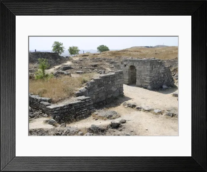 Framed Print : Ukraine. Crimea. Kerch. Panticapaeum archaeological site Framed Print : Ukraine. Crimea. Kerch. Panticapaeum archaeological site