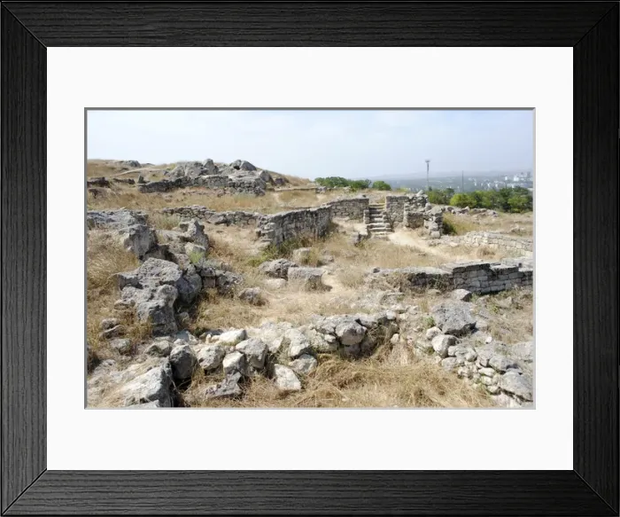 Framed Print : Ukraine. Crimea. Kerch. Panticapaeum archaeological site Framed Print : Ukraine. Crimea. Kerch. Panticapaeum archaeological site