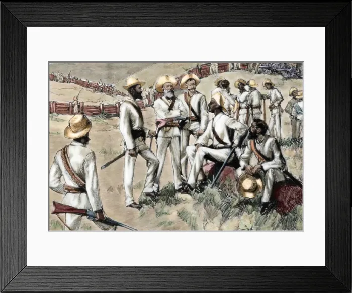 Framed Print : Cuban War of Independence (1895-1898) against Spain Framed Print : Cuban War of Independence (1895-1898) against Spain