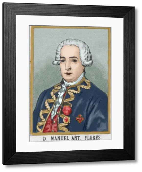 Framed Print : Manuel Antonio Flores (1722-1799). General in the Spanish na Framed Print : Manuel Antonio Flores (1722-1799). General in the Spanish na