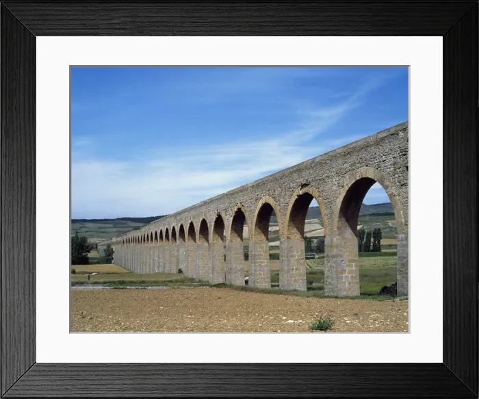 Framed Print : Spain. Navarre. Noain Aqueduct Framed Print : Spain. Navarre. Noain Aqueduct