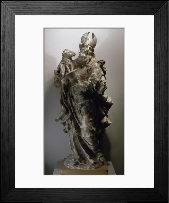 Framed Print : Aaron, 1715. Sculpture by Josep Sunyer (1673-1751). Historica Framed Print : Aaron, 1715. Sculpture by Josep Sunyer (1673-1751). Historica