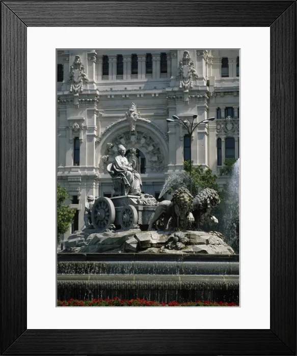 Framed Print : Fountain of Cybele. 18th century. Madrid. Spain Framed Print : Fountain of Cybele. 18th century. Madrid. Spain