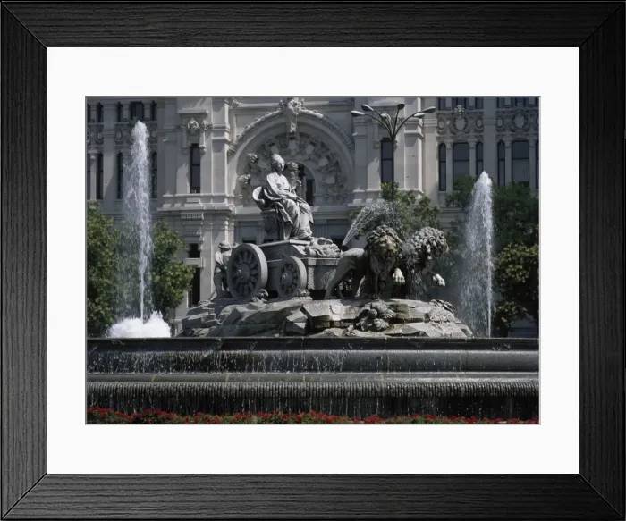 Framed Print : Fountain of Cybele. 18th century. Madrid. Spain Framed Print : Fountain of Cybele. 18th century. Madrid. Spain