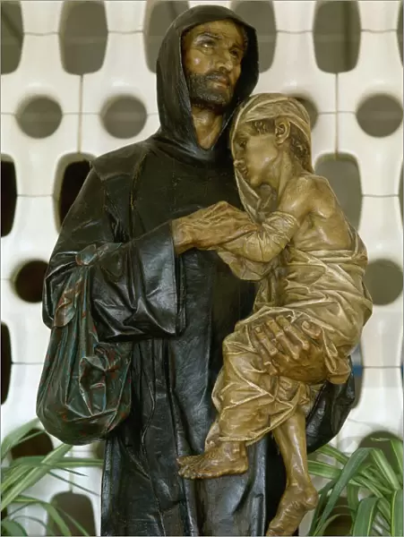 Saint John of God, 1883. Sculpture by Agapit Vallmitjana i B