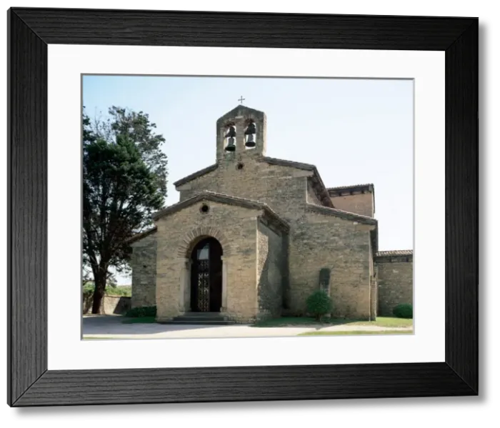 Framed Print : Spain. Asturias. Oviedo. San Julia?n de los Prados. Pre-Rami Framed Print : Spain. Asturias. Oviedo. San Julia?n de los Prados. Pre-Rami