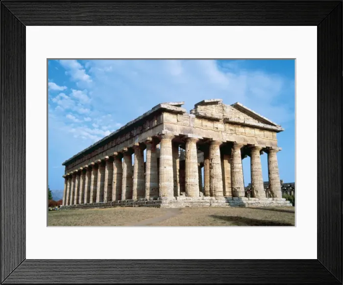 Framed Print : Temple of Poseidon. Paestum Framed Print : Temple of Poseidon. Paestum