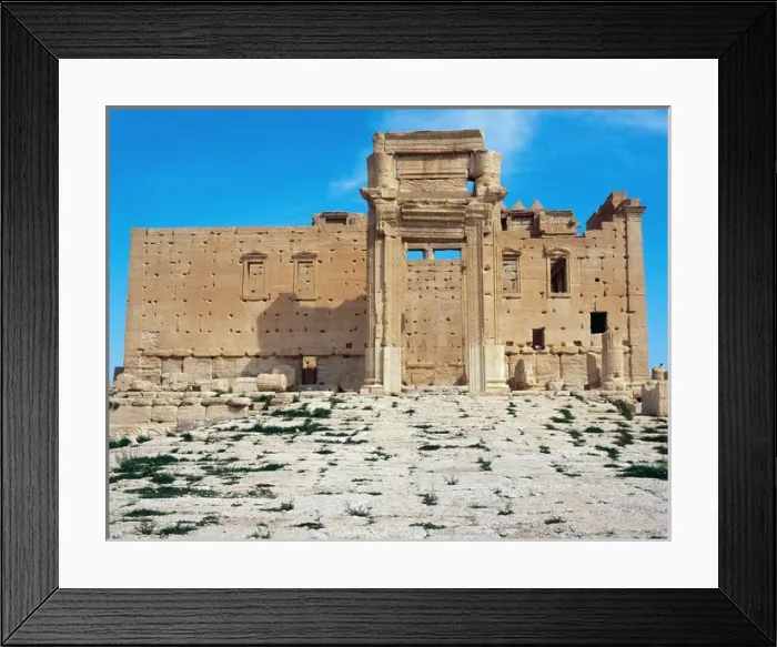 Framed Print : Syria. Palmyra. Great temple of Bel. 1st century A. C Framed Print : Syria. Palmyra. Great temple of Bel. 1st century A. C
