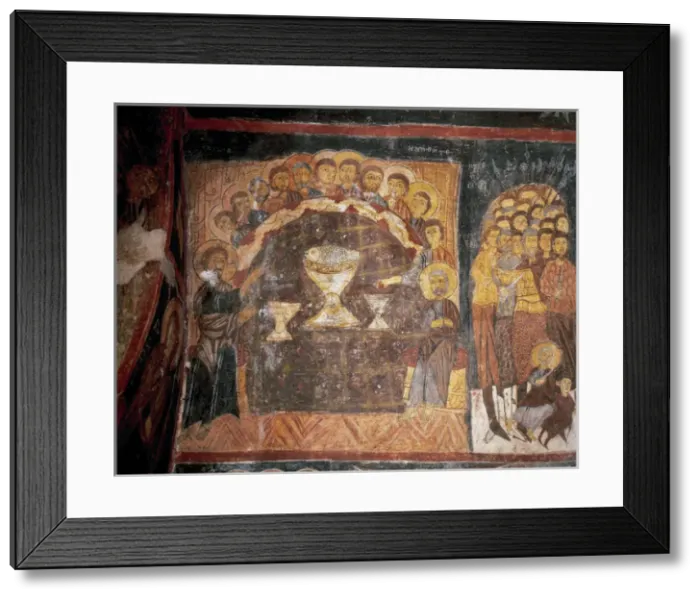 Framed Print : Byzantine art. Turkey. Church of St. John. Fresco depicting Framed Print : Byzantine art. Turkey. Church of St. John. Fresco depicting
