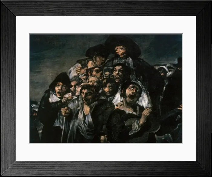 Framed Print : A Pilgrimage to San Isidro by Francisco de Goya. Detail Framed Print : A Pilgrimage to San Isidro by Francisco de Goya. Detail