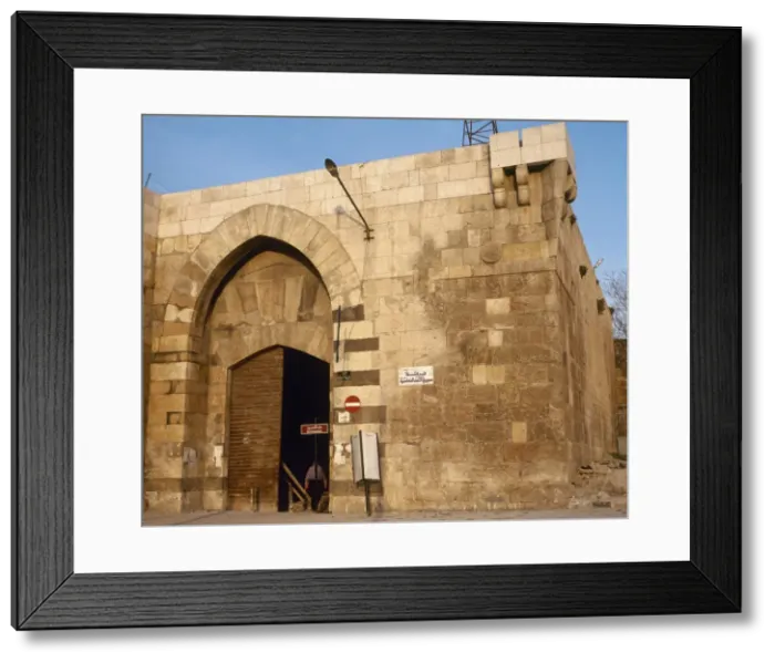 Framed Print : Syria. Damascus. Souq entrance Framed Print : Syria. Damascus. Souq entrance