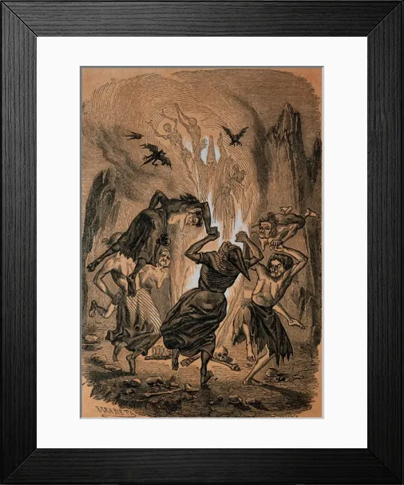 Framed Print : Wenceslao Ayguals de Izco. Illustration at Poor and Rich or Framed Print : Wenceslao Ayguals de Izco. Illustration at Poor and Rich or
