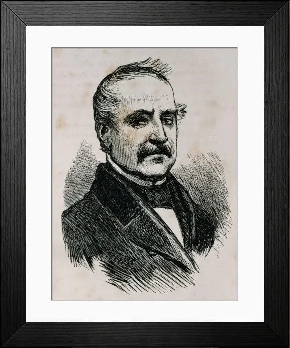 Framed Print : Bonaventura Carles Aribau Farriols (1798-1862). Engraving Framed Print : Bonaventura Carles Aribau Farriols (1798-1862). Engraving
