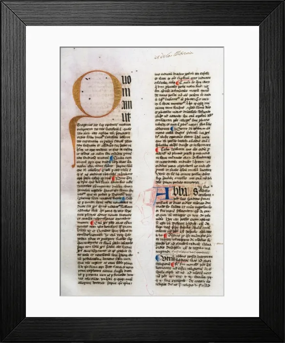 Framed Print : Summa de casibus conscientiae by Bartholomew of Pisa. 15th c Framed Print : Summa de casibus conscientiae by Bartholomew of Pisa. 15th c
