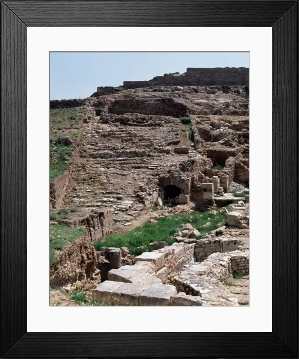 Framed Print : Augusta Bilbilis. Theater. Spain Framed Print : Augusta Bilbilis. Theater. Spain