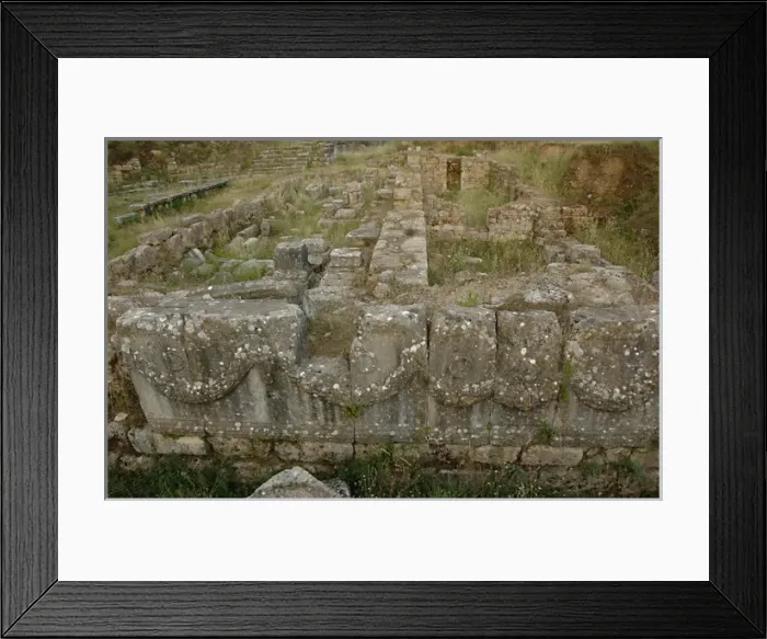 Framed Print : Greece. Sparta. Roman Theater. 30-20 BC. Ruins Framed Print : Greece. Sparta. Roman Theater. 30-20 BC. Ruins
