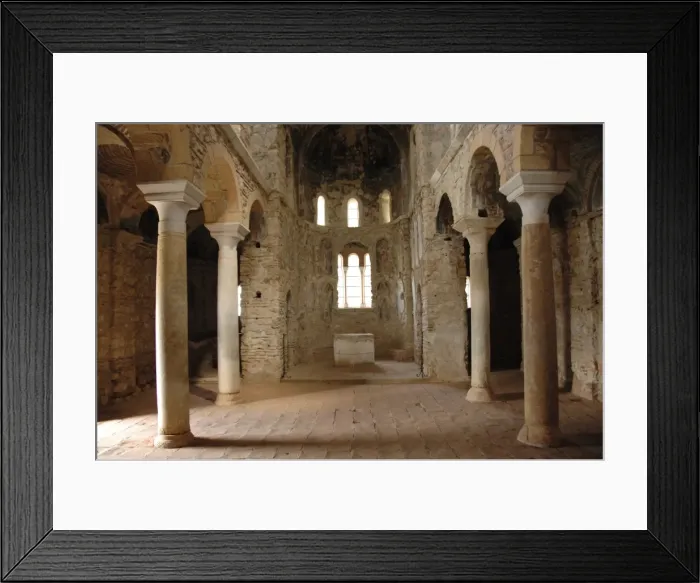 Framed Print : Greece. Mystras. Church of the Panayia Hodegetria, also know Framed Print : Greece. Mystras. Church of the Panayia Hodegetria, also know