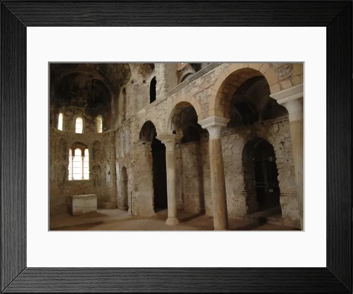 Framed Print : Greece. Mystras. Church of the Panayia Hodegetria, also know Framed Print : Greece. Mystras. Church of the Panayia Hodegetria, also know