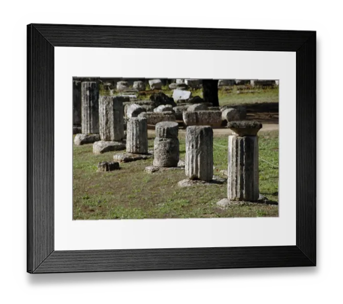 Framed Print : Greece. Peloponesse. Olympia. Santuary of ancient Greece in Framed Print : Greece. Peloponesse. Olympia. Santuary of ancient Greece in